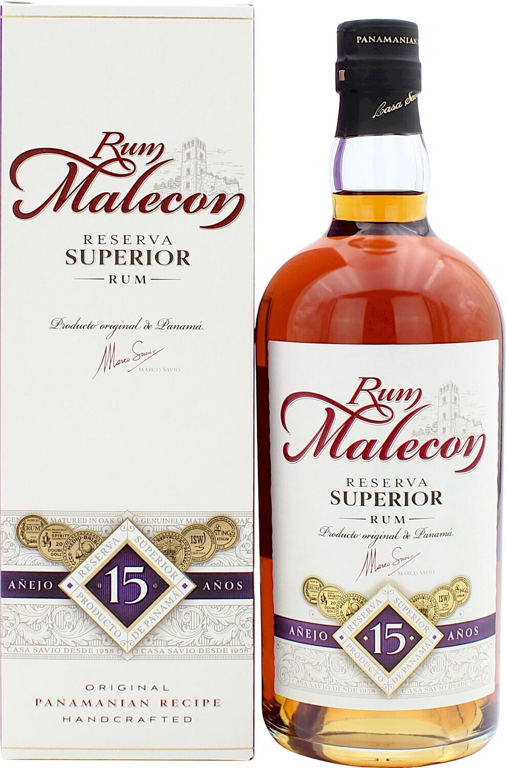 Malecon Reserva Superior Rum 15 Jahre 40% Vol.