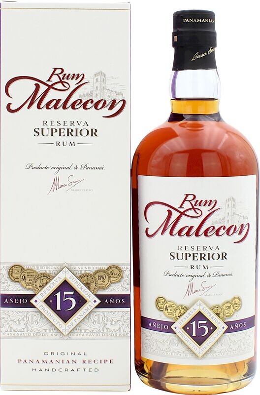 Malecon Reserva Superior Rum 15 Jahre 40% Vol.