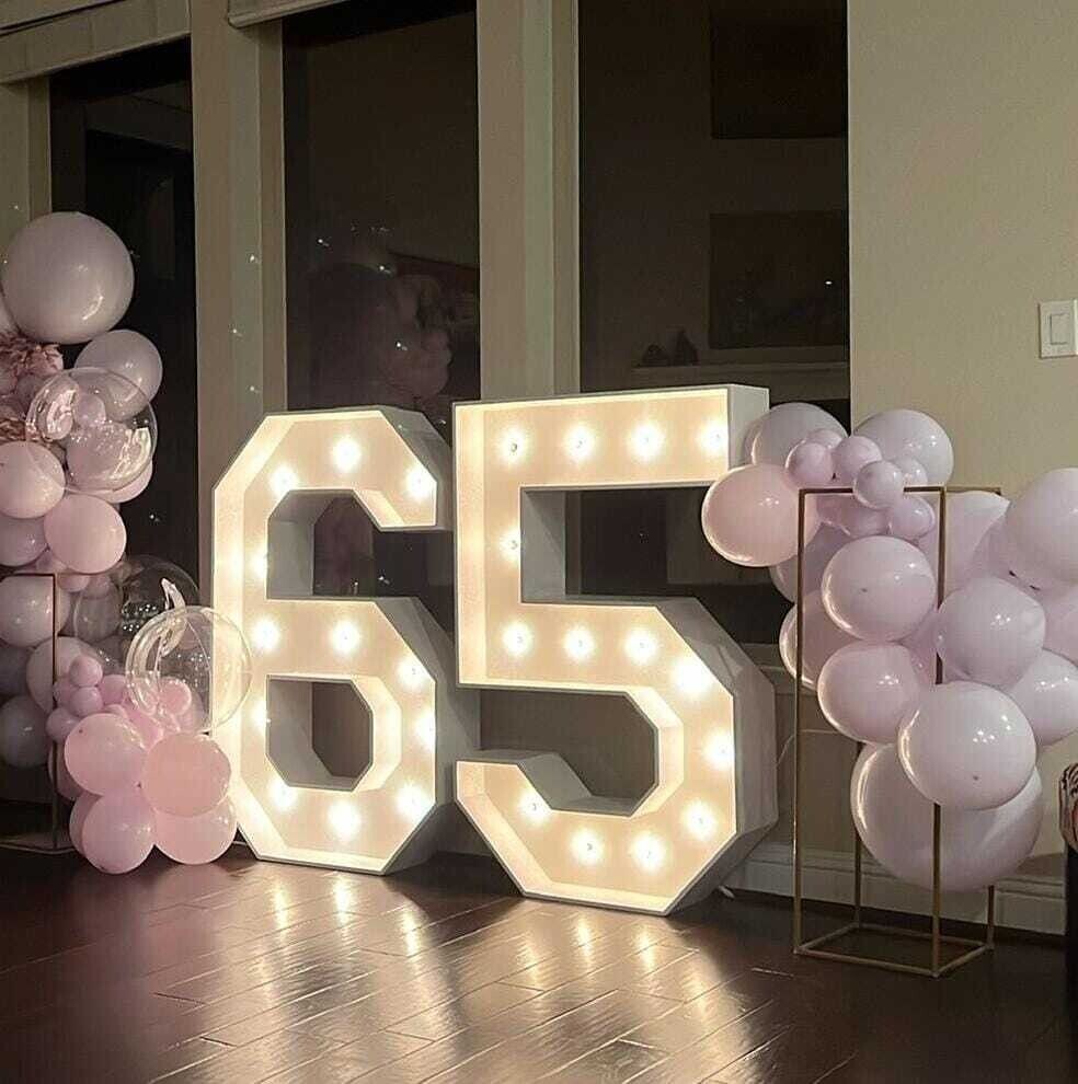 Marquee Numbers 65