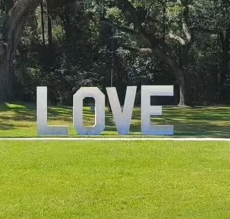 Marquee Letters LOVE