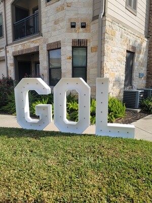 Marquee Letters GOL