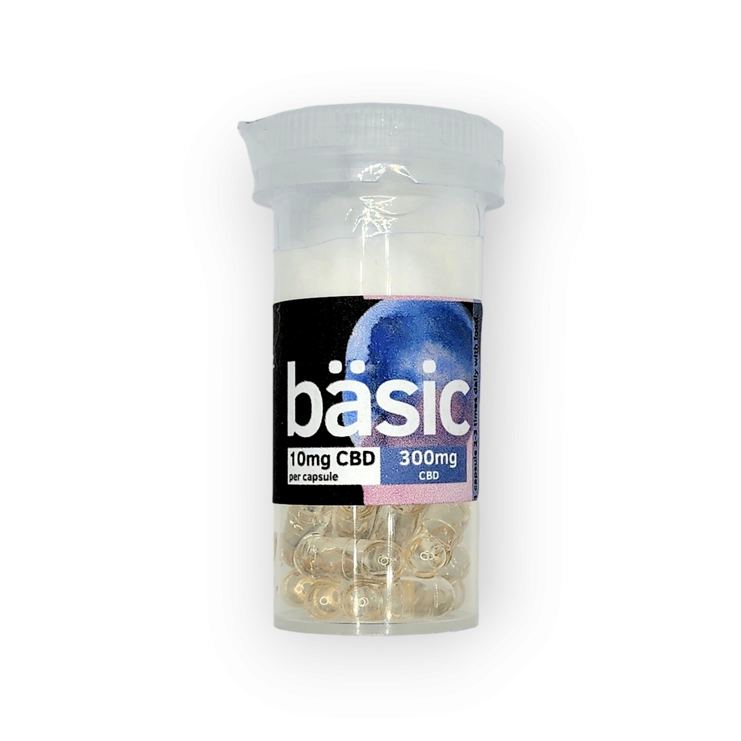 bäsic CBD Capsules 300mg 30x10mg