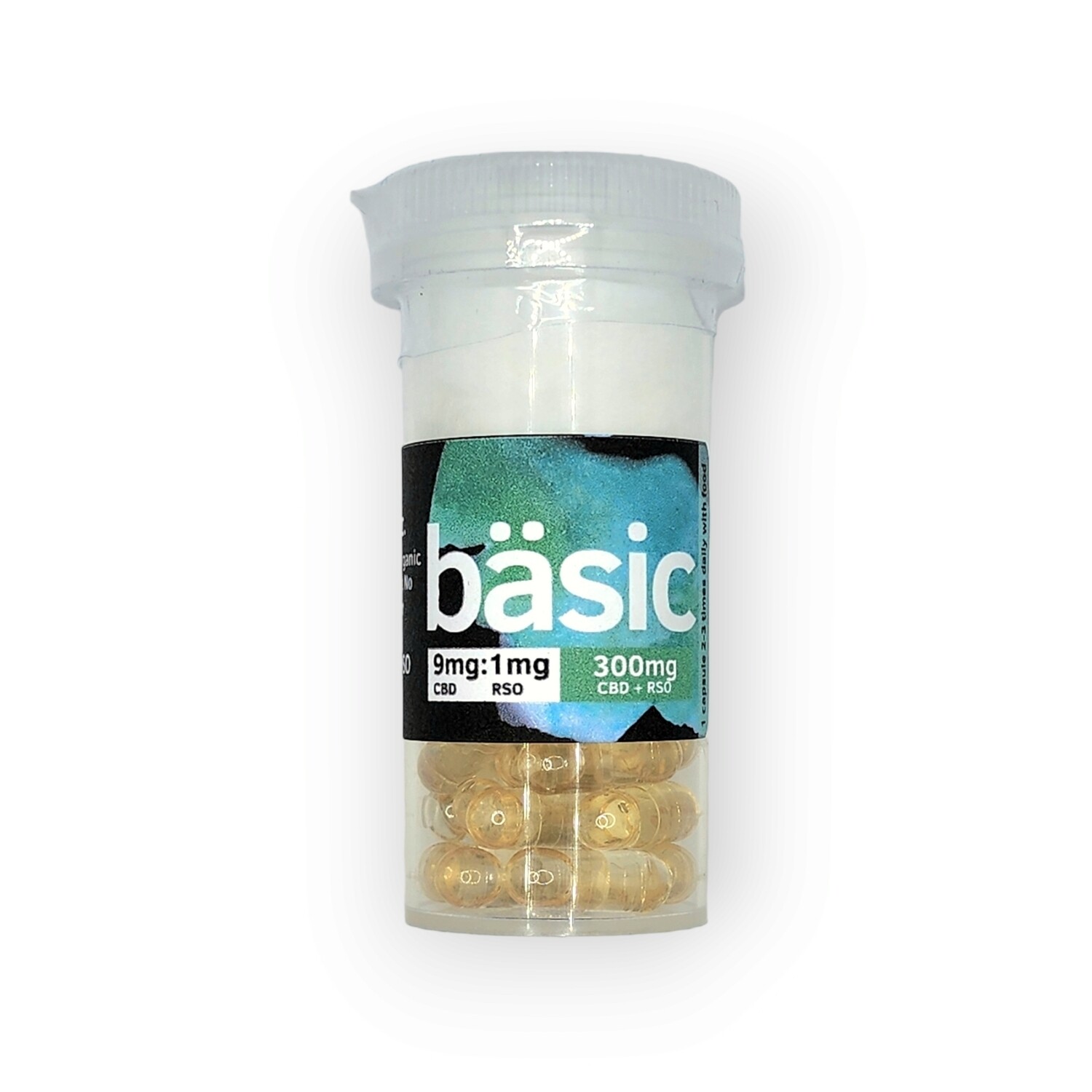bäsic CBD/RSO Capsules 300mg 9:1