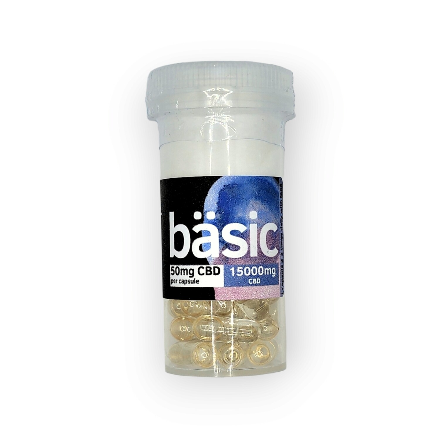 bäsic CBD Capsules 1500mg 30x50mg