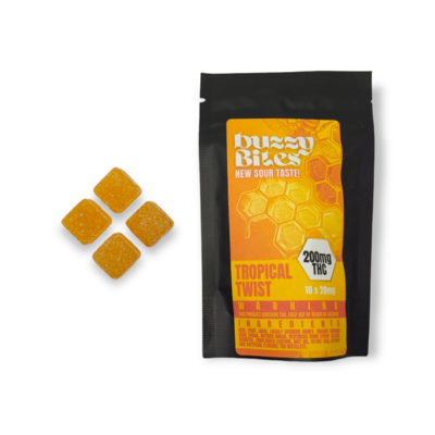 Buzzy Bites 200mg Tropical Twist
