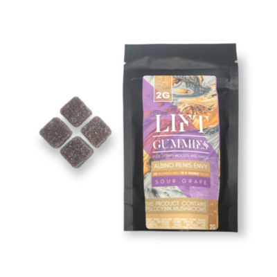 LIFT Albino Penis Envy Sour Grape Gummies