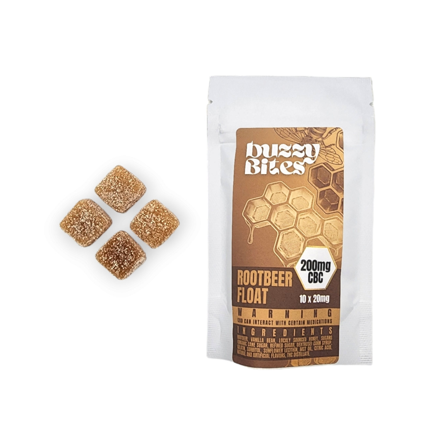 Buzzy Bite 200mg CBD Rootbeer