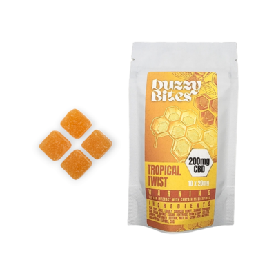 Buzzy Bite 200mg CBD Tropical Twist