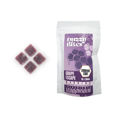 Buzzy Bite 200mg CBD Grape Escape