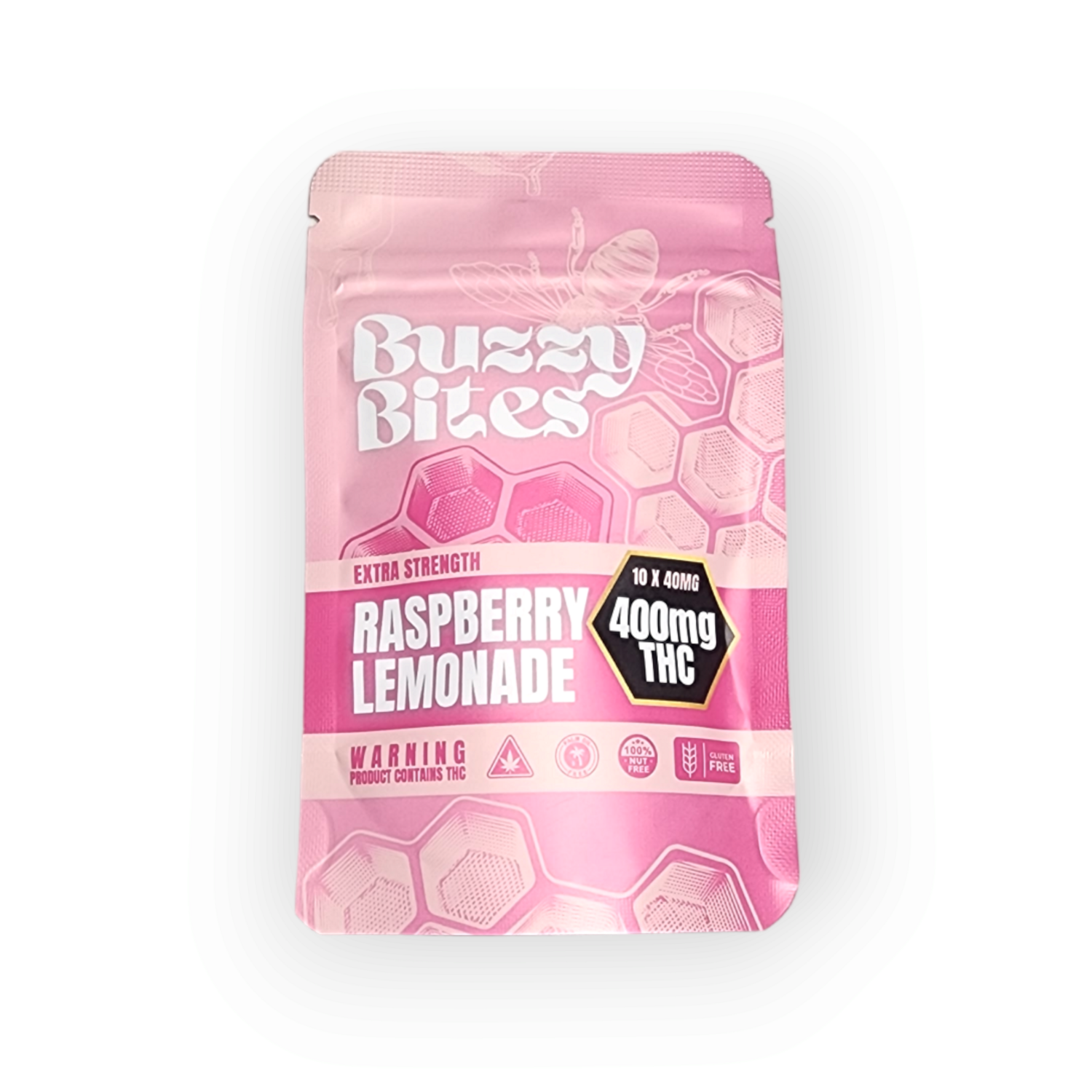 Buzzy Bites 400mg Raspberry Lemonade