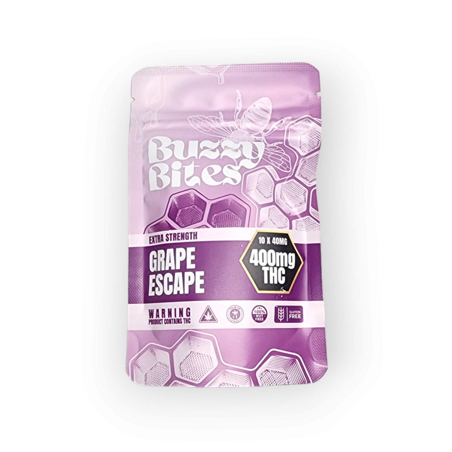 Buzzy Bites 400mg Grape Escape
