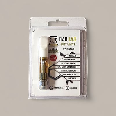 Dab Lab Distillate 1.2g Carts - Green Crack