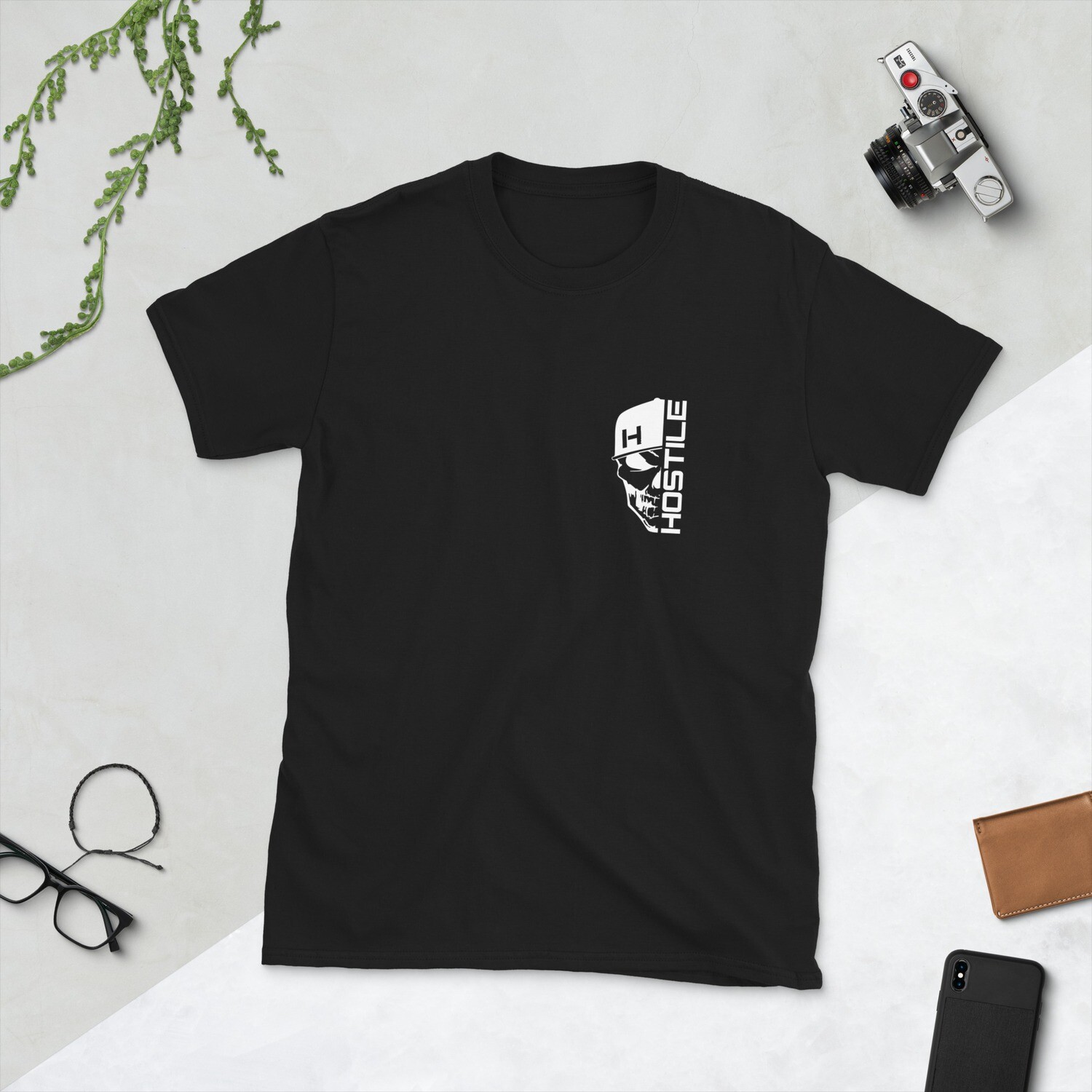 Hostile Half Zombie - Basic T-Shirt