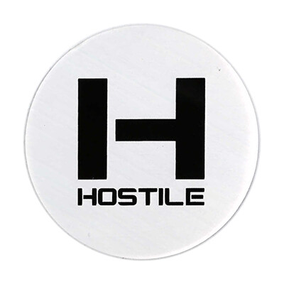 H Letter Silver Cap Emblem Only