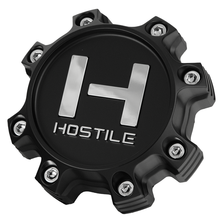 HOSTILE UTV 4 Lug Satin Black Finish