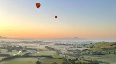 Hot Air Ballooning Over The Yarra Valley, VIC