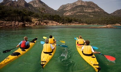 Kayak in Freycinet National Park, TAS