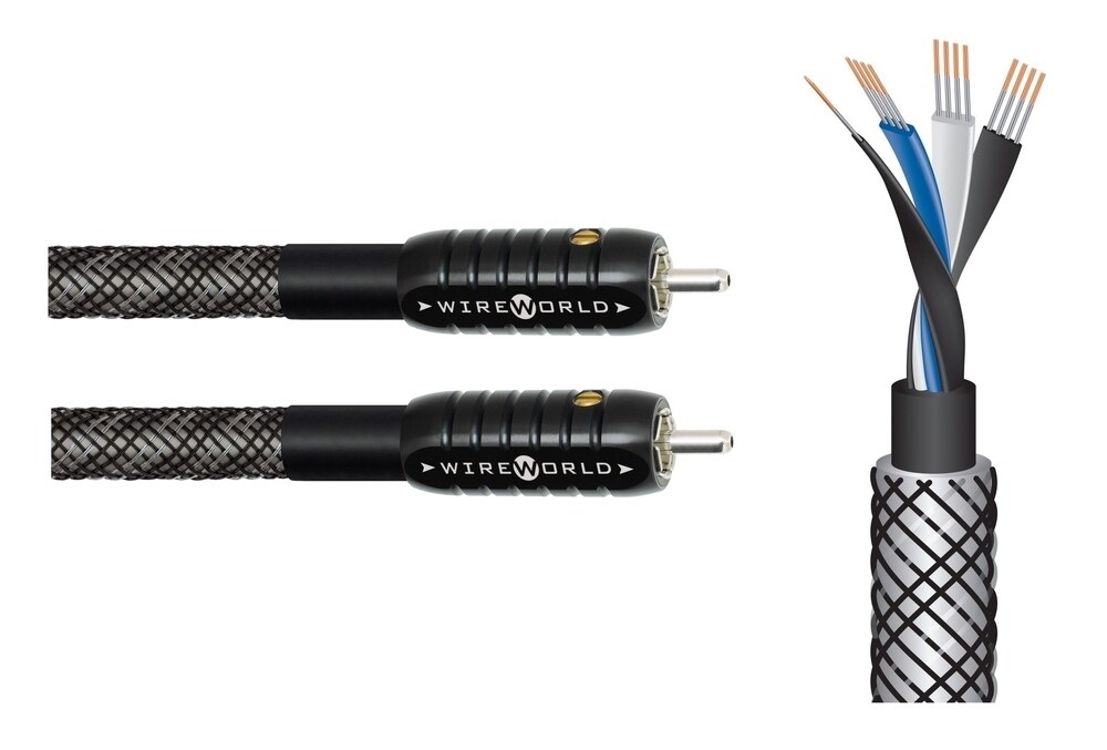 Silver Eclipse 8 di segnale (0,5 METRI RCA-RCA)