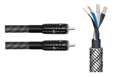 Silver Eclipse 8 di segnale (0,5 METRI RCA-RCA)