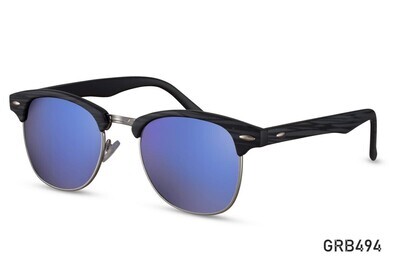 Clubmaster Round Sunglasses &quot;POinT&quot; Grand Blue