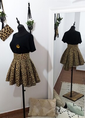 Falda Animal print 