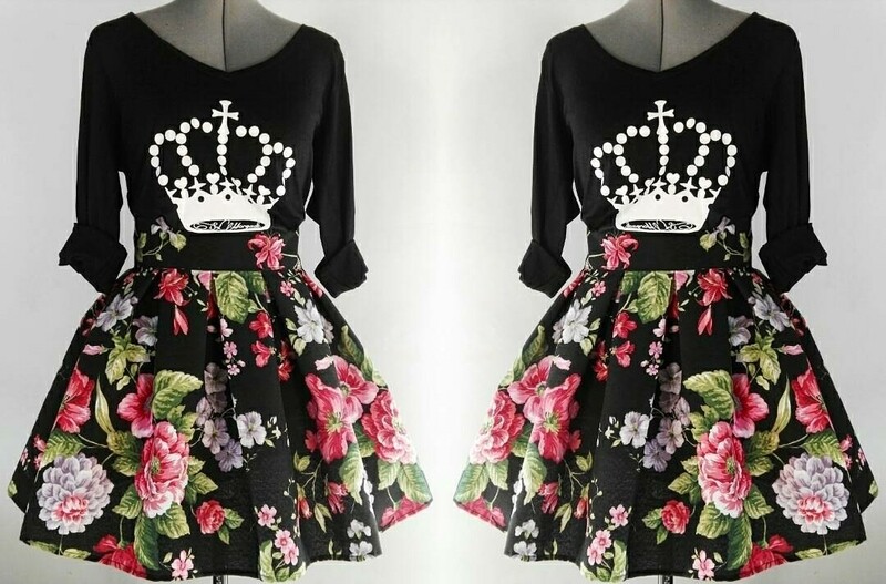 Falda Floral