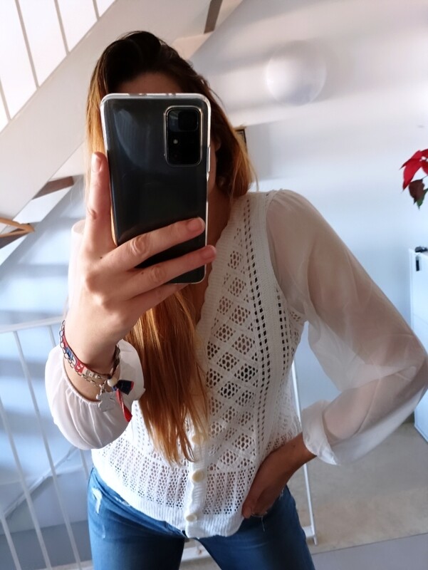 Chaqueta guipur