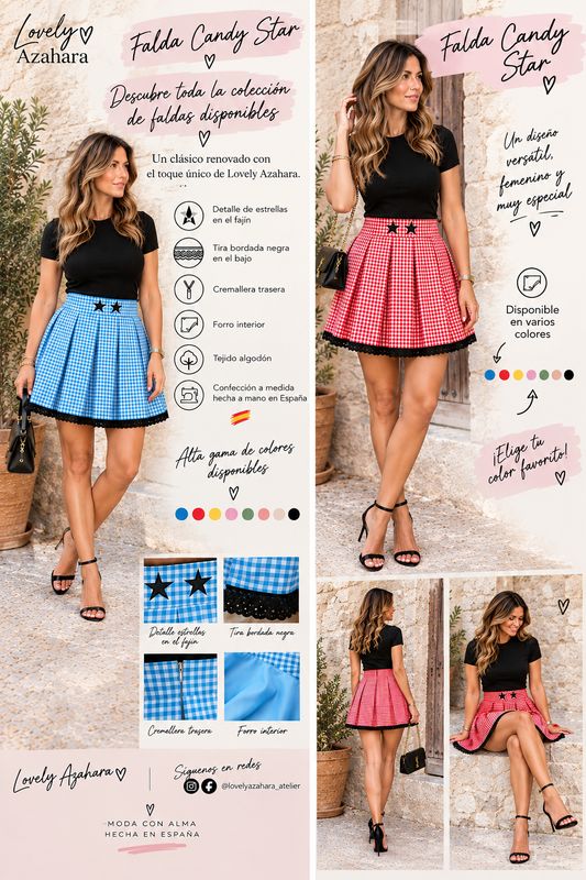 Falda Candy Star