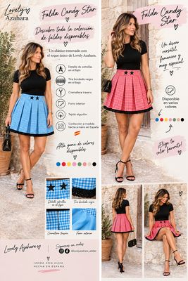 Falda Candy Star