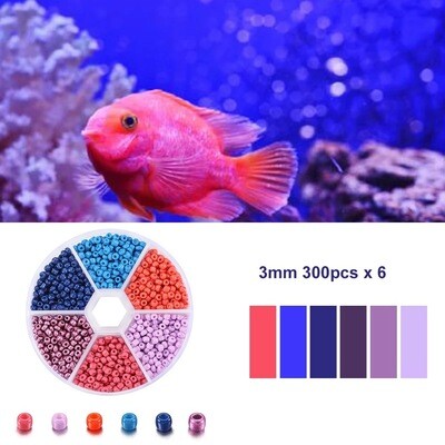 Farverige fisk