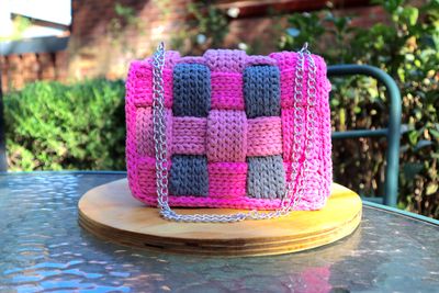 Macrame Pink Bag