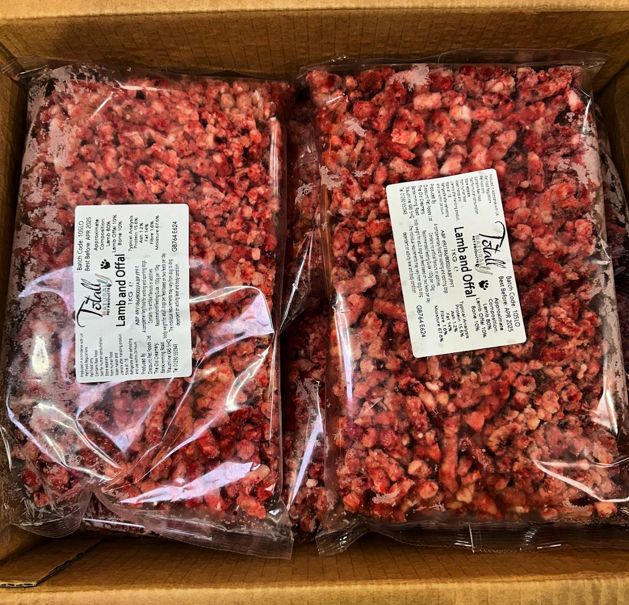 Totally Natural - Single Protein 14kg Box
