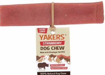 Extra Large Yaker Chew - Strawberry