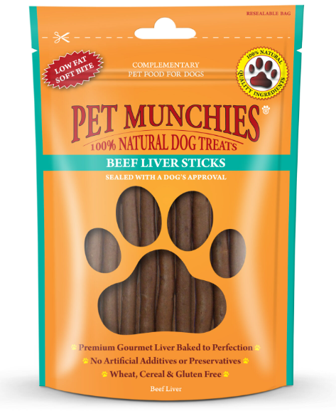 Pet Munchies - Beef Liver Sticks
