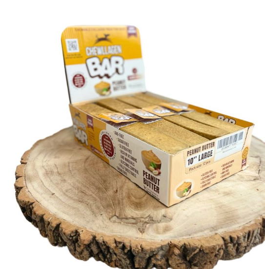 Chewllagen Peanut Butter Bar - 10&quot;