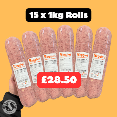 15 x 1kg Rolls - Organic Chicken (15kg)