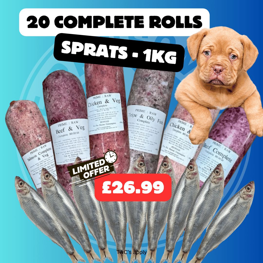 Prime - 20 Mixed Rolls + 1kg Sprats
