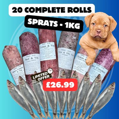 Prime - 20 Mixed Rolls + 1kg Sprats