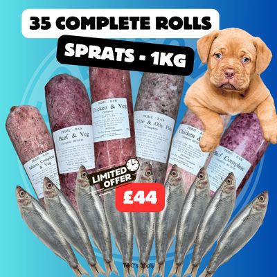 Prime - 35 Mixed Rolls + 1kg Sprats