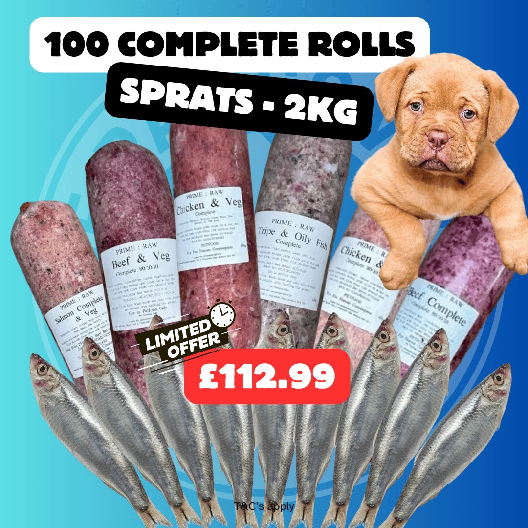 Prime - 100 Mixed Rolls + 2kg Sprats