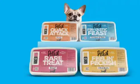 Naked Dog PetEat 80/10/10 Minces - 250g Tubs