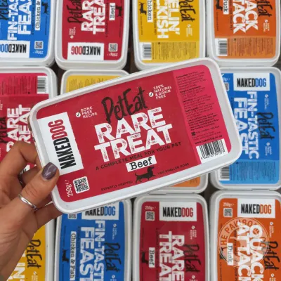 Naked Dog PetEat 80/10/10 Minces - 250g Tubs