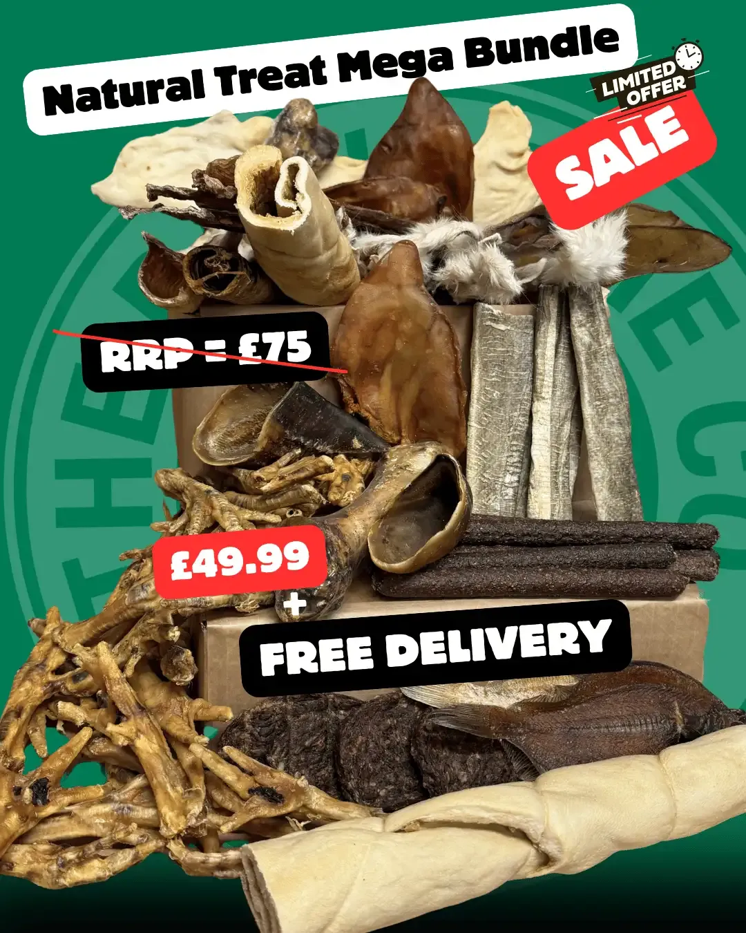 🎁 MEGA NATURAL TREAT BUNDLE - RRP £75 - NOW JUST £49.99 - LIMITED STOCK!