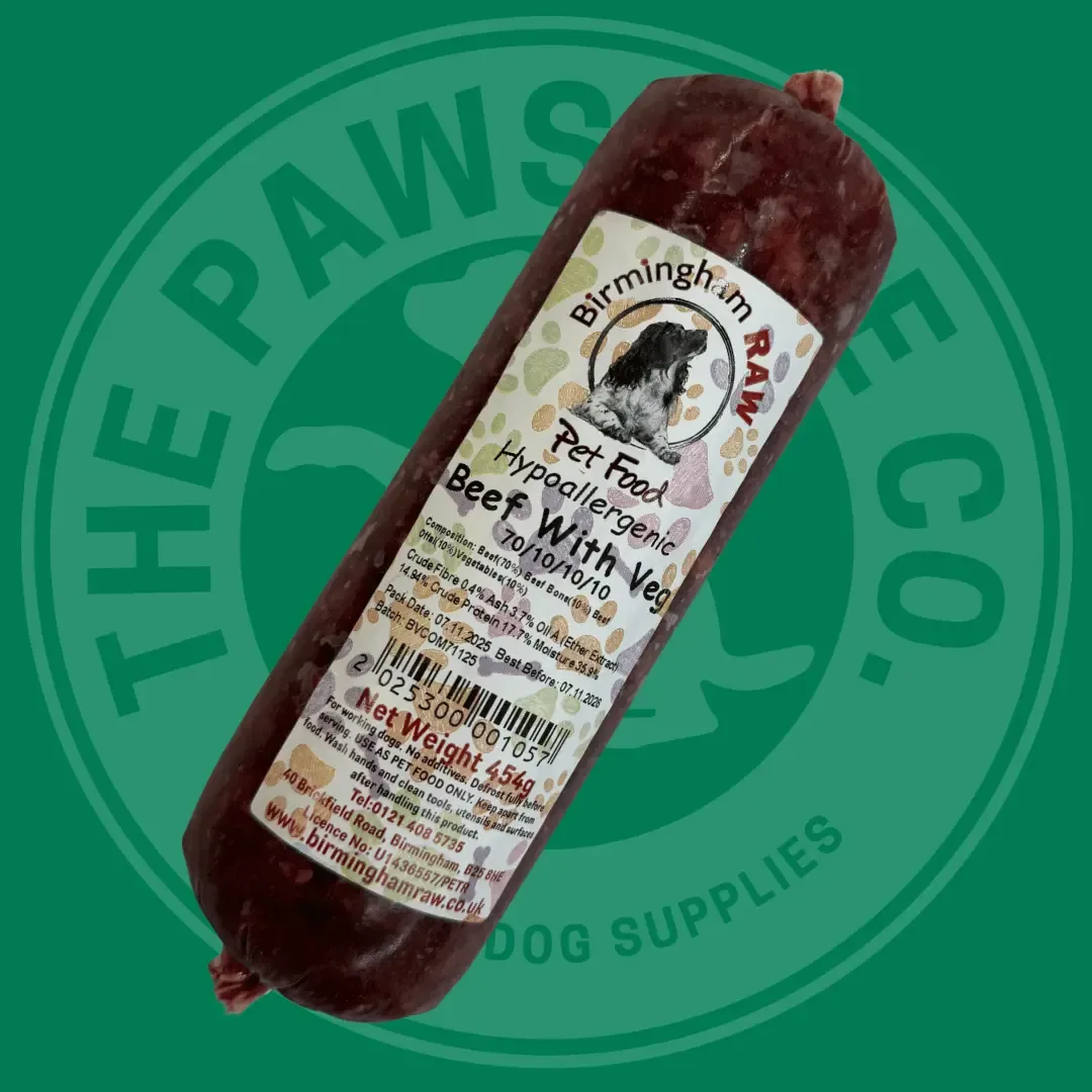 Birmingham Raw - Beef with veg (454g)