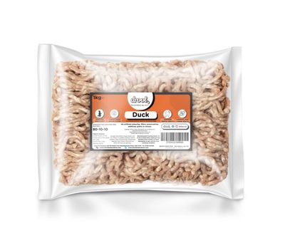Drool Freeflow Mince - Duck 1kg (re-sealable Bag)