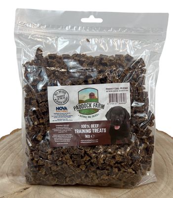 100% Meat Training Treats - 1kg