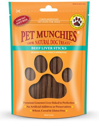 Pet Munchies - Beef Liver Sticks