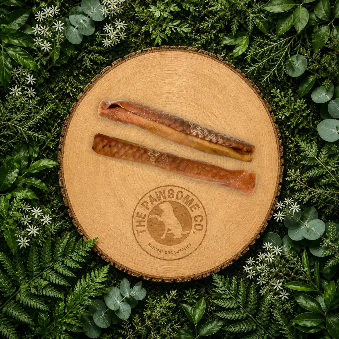 30cm Pork Rind Dog Treat – Natural Long-Lasting Pork Chew