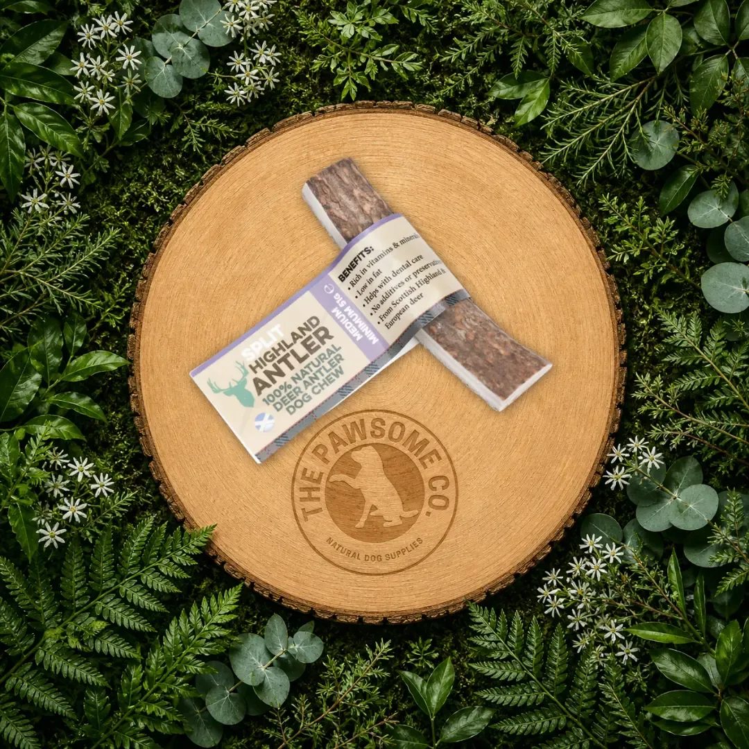 Medium Split Antler Dog Chew – Long-Lasting Natural Dental Treat