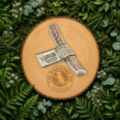 Large Split Antler Dog Chew – Long-Lasting Natural Dental Treat
